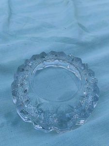 Vintage Crystal Trinket Dish