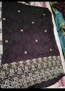one day offer Embroidered Saree blouse peice