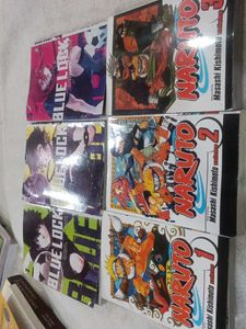 Naruto & Blue Lock Manga Set