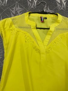 Club21 Neon Yellow Top - Size S