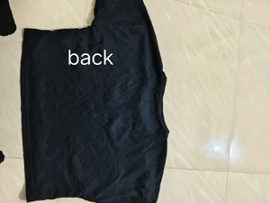 Graphic Print Black T-Shirt