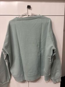 Mint Green Graphic Sweatshirt