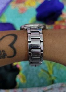 Guess Silver analogue watch