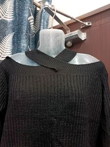 Party Wear Black Sweater