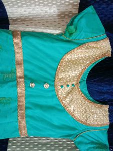 Cute Green Ethnic Dress