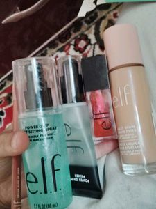 Elf Makeup Set - Primer, Setting Spray &amp; Lip Liner
