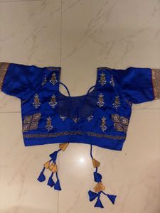 Stunning Blue &amp; Pink Embroidered Lehenga Choli