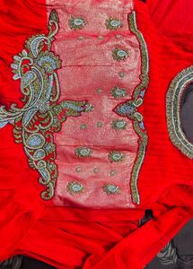 Red Embroidered Lehenga Choli