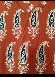 Maroon Paisley Print Kurta