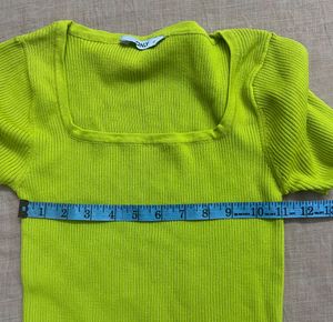 ONLY Ribbed Square Neck Top