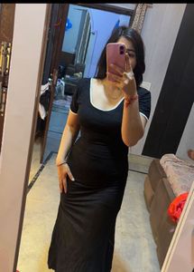 Elegant Black bodycon dress❤️🦋