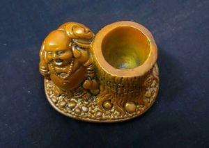 Laughing Buddha Pen Holder