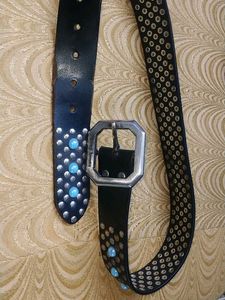 Being Human Blue Stone Belt Pure Leather