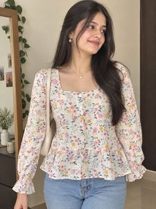 Cute Floral Print top