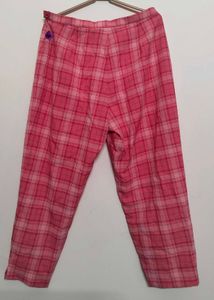 Pink Plaid Pants