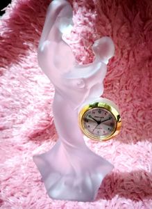 Mother and Child Clock Sculpture