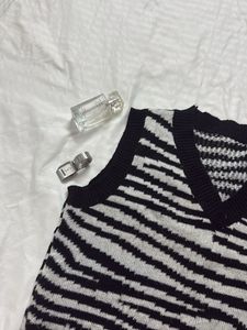 Patterned Sweater Vest