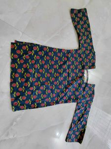 brand new Floral Print short Cotton Kurtis