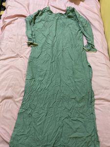 Beautiful Green Embroidered Kurta