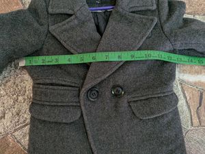 Unisex Stylish Grey Peacoat