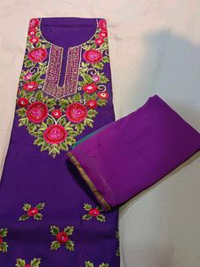 Fancy Suit With Net Sleeves