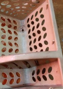Set of 2 Brown Food Storage Containers