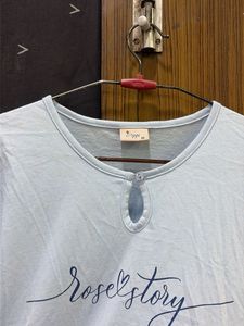 Light Blue night suit( T-shirt with shorts)