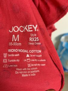 Jockey Pink Cherry Printed Sleep Dress