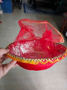 4 Decorative baskets for gifting or festive use.