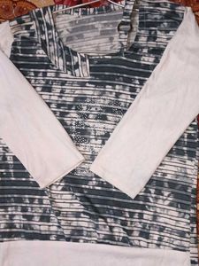 Combo of 2 stylish Brown &amp; White Striped Top