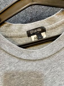 Grey Graphic Print T-Shirt