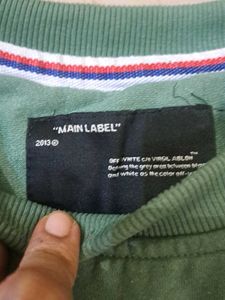 Off-White Green Sweatshirt