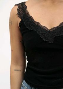 Atmosphere Lace Trim Cami Tank Top