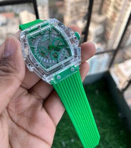 Hublot Orange Rubber Strap Watch