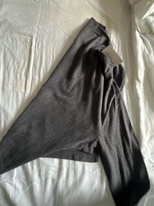 ZR Grey Button-Down Cardigan