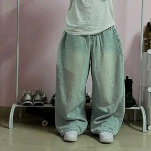 Oversized Baggy Light Wash Jeans From S-Bin Korean
