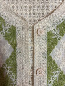 Crochet Knit Vest