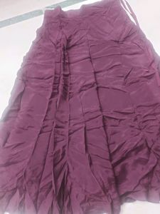 Wine Chinon Heavy Gotta Patti Indowestern Dress