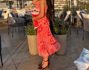 Chic Floral Print Midi Dress