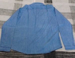 Blue Patterned Shirt