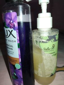 Lux Body Wash &amp; Mamaearth Lip Balm and shampoo