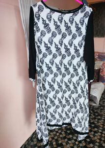 Asymmetric Cotton Kurta - XXL