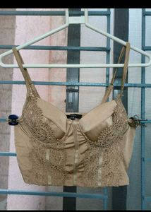 Lace Bustier Bra Top