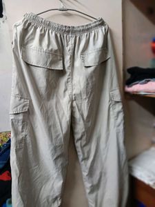 women's Beige Cargo Pants