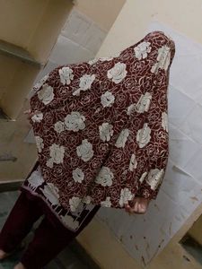 Elegant Floral Abaya