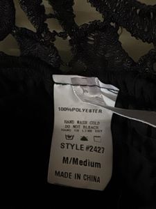 Sparkling Black Sequin Cami Top (M-L)