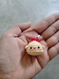 Crochet Chick phone charm