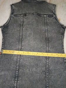 Sleeveless Denim Dress