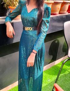 Glittered Women's Prty Wear Dress