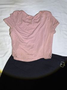Soft Pink Basic Tee